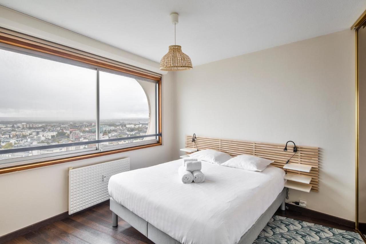 Le Nouvel Horizon - Panoramique Sur Rennes Apartman Kültér fotó