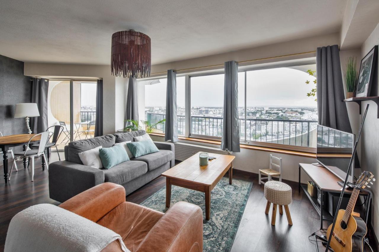 Le Nouvel Horizon - Panoramique Sur Rennes Apartman Kültér fotó