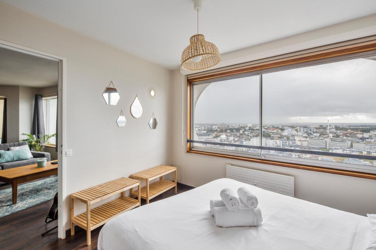 Le Nouvel Horizon - Panoramique Sur Rennes Apartman Kültér fotó